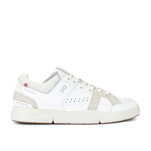On The Roger Clubhouse Sneaker in White & Sand - Tennis Running Shoes - 8 / 41